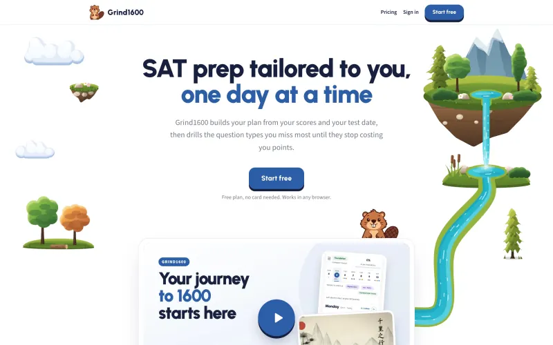 Grind1600 homepage